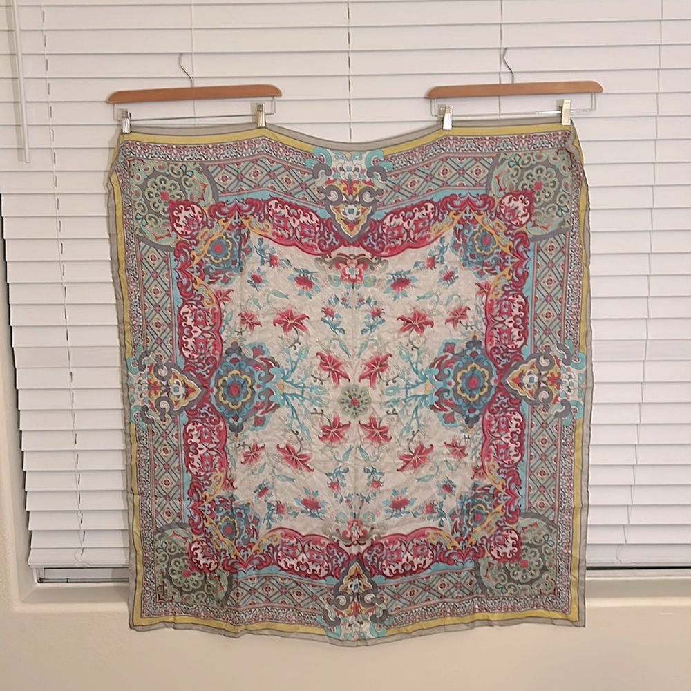 Johnny Was silk scarf